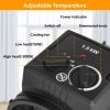 1500W Portable Electric Space Heater Personal Fan w/ Overheat Protection Adjustable Temperature Ceramic Heater for Bedroom Office Desk