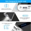 PowerMaster 12000mAh Portable Charger with Dual USB Ports 3.1A Output Power Bank    Ultra-Compact External Battery Pack Fast Charging for IOS Phone Sa