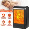 500W Portable Electric Heater PTC Ceramic Heating Fan 3S Heating Space For Home Office Use