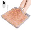 Electric Foot Warmer Heater Fast Heating Pad Cushion Mat Machine Washable with 6 Temperature Settings 4 Timer Modes