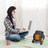 1500W Portable Electric Space Heater Personal Fan w/ Overheat Protection Adjustable Temperature Ceramic Heater for Bedroom Office Desk