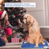 Pet Heating Pad Electric Dog Cat Heating Mat Waterproof Warming Blanket with 86-141℉ Adjustable Temperature 0-12 Timer Digital Display Chewing-resista