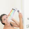 Handheld Shower Head High Pressure Powerful Filter Shower Head with 7 Colors Changing Light
