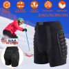 Protective Shorts for Skiing Snowboarding Skating Skateboarding EVA Hip Protection Pad for Adults Kids 3D Padded Breathable Protective Shorts for Hip