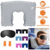 Travel Pillow Inflatable U Shape Neck Pillow Neck Support Head Rest Office Nap Car Airplane Cushion