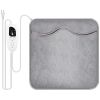 Electric Foot Warmer Heater Fast Heating Pad Cushion Mat Machine Washable with 6 Temperature Settings 4 Timer Modes