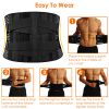 Back Support Brace Breathable Mesh Lumbar Support Belt Adjustable Lower Back Brace with Stays and Springs for Pain Relief for Men Women