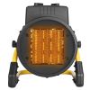 1500W Portable Electric Space Heater Personal Fan w/ Overheat Protection Adjustable Temperature Ceramic Heater for Bedroom Office Desk