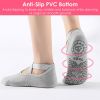 6 Packs Women Yoga Socks with Straps Non-Slip Grips for Pilates Pure Hospital Walking Dance Indoor