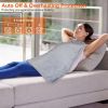 36.6x22in Electric Heating Wrap for Neck Shoulder Fast Heating Pad Mat Heated Neck Wrap for Back Pain Relief with 6 Temperature Settings 4 Timer Modes