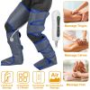 Leg Massager Air Compression Calf Feet Thigh Foot Massage Wraps Muscle Pain Relief Blood Circulation w/ 4 Modes 3 Intensities