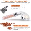 Handheld Shower Head High Pressure Powerful Filter Shower Head with 7 Colors Changing Light