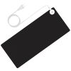 Warm Desk Pad Waterproof Heated Mouse Pad for Office Heated Desk Mat with 3 Temperature Levels 3 Timer Settings 31.5x13in Black
