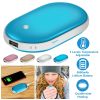 Portable Hand Warmer 5000mAh Power Bank Rechargeable Pocket Warmer Double-Sided Heating Handwarmer