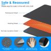 Warm Desk Pad Waterproof Heated Mouse Pad for Office Heated Desk Mat with 3 Temperature Levels 3 Timer Settings 31.5x13in Black