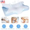 Memory Foam Pillow Neck Support Pillow for Pain Relief Sleeping Ergonomic Contour Orthopedic Support Side Back Stomach Sleeper
