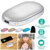 Portable Hand Warmer 5000mAh Power Bank Rechargeable Pocket Warmer Double-Sided Heating Handwarmer