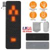 Heated Sleeping Bag Liner Powered By USB Plug Power Bank 3 Temperature Levels with Carrying Bag Machine Washable Electric Tent Heating Pad For Camping