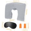 Travel Pillow Inflatable U Shape Neck Pillow Neck Support Head Rest Office Nap Car Airplane Cushion