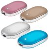 Portable Hand Warmer 5000mAh Power Bank Rechargeable Pocket Warmer Double-Sided Heating Handwarmer