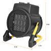 1500W Portable Electric Space Heater Personal Fan w/ Overheat Protection Adjustable Temperature Ceramic Heater for Bedroom Office Desk