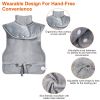 36.6x22in Electric Heating Wrap for Neck Shoulder Fast Heating Pad Mat Heated Neck Wrap for Back Pain Relief with 6 Temperature Settings 4 Timer Modes
