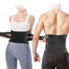 Back Support Brace Breathable Mesh Lumbar Support Belt Adjustable Lower Back Brace with Stays and Springs for Pain Relief for Men Women
