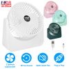 6.5in Desk Fan USB Powered 3 Speeds Table Cooling Fan Tilt Quiet Desktop Fan for Bedroom Office
