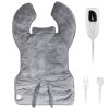 36.6x22in Electric Heating Wrap for Neck Shoulder Fast Heating Pad Mat Heated Neck Wrap for Back Pain Relief with 6 Temperature Settings 4 Timer Modes