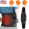 Back Support Brace Breathable Mesh Lumbar Support Belt Adjustable Lower Back Brace with Stays and Springs for Pain Relief for Men Women