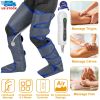 Leg Massager Air Compression Calf Feet Thigh Foot Massage Wraps Muscle Pain Relief Blood Circulation w/ 4 Modes 3 Intensities