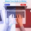 Warm Desk Pad Waterproof Heated Mouse Pad for Office Heated Desk Mat with 3 Temperature Levels 3 Timer Settings 31.5x13in Black