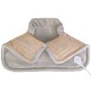 22.4x16.3in Large Weighted Heating Pad for Neck and Shoulders Electric Fast Heating Mat Neck Wrap Cushion Pain Relief with 6 Temperature Settings 4 Ti