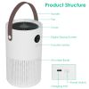 Portable Anion Air Purifier Electronic Air Sterilization with 4 Modes Night Light Max 215.3Sq.ft Air Cleaner with Handle for Home Office Car Air Quali