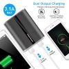 PowerMaster 12000mAh Portable Charger with Dual USB Ports 3.1A Output Power Bank    Ultra-Compact External Battery Pack Fast Charging for IOS Phone Sa