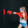 Punching Bag For Kids Junior Boxing Set w/ Boxing Gloves Height Adjustable Free Standing Punching Ball Boxing For Kids Aged 3-8Years Old