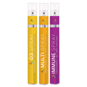 Family Wellness Oral Spray Supplement Kit (Set of 3 Oral Sprays)