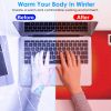 Warm Desk Pad Waterproof Heated Mouse Pad for Office Heated Desk Mat with 3 Temperature Levels 3 Timer Settings Digital Display 31.5x13in Grey