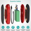 8000mAh 2 In 1 Electric Hand Warmer Rechargeable Hand Heater Portable Pocket Warmer with Power Bank 3 Heating Levels Digital Display Double-sided Heat