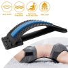 Back Massage Stretching Device Multi-Level Lumbar Spinal Support Stretcher Herniated Disc Upper Lower Back Pain Relief